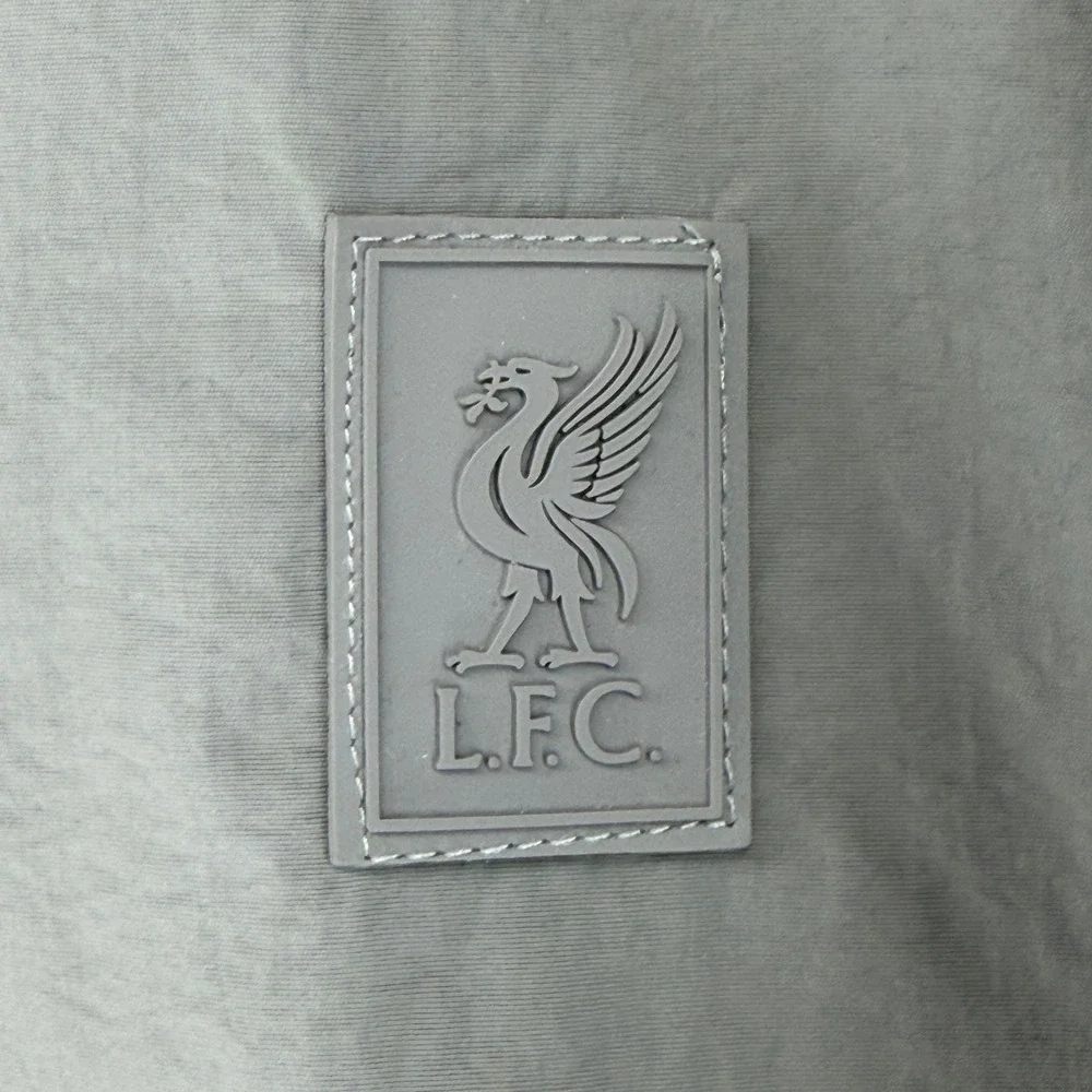 Liverpool FC‎ Mens Grey Full Zip Windbreaker Jacket L.F.C. Crest A15042 Size S